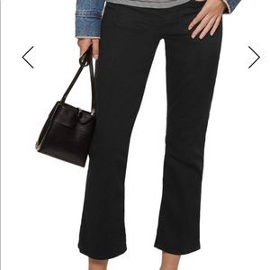 NWOT Joie Black Crop Flare Jean